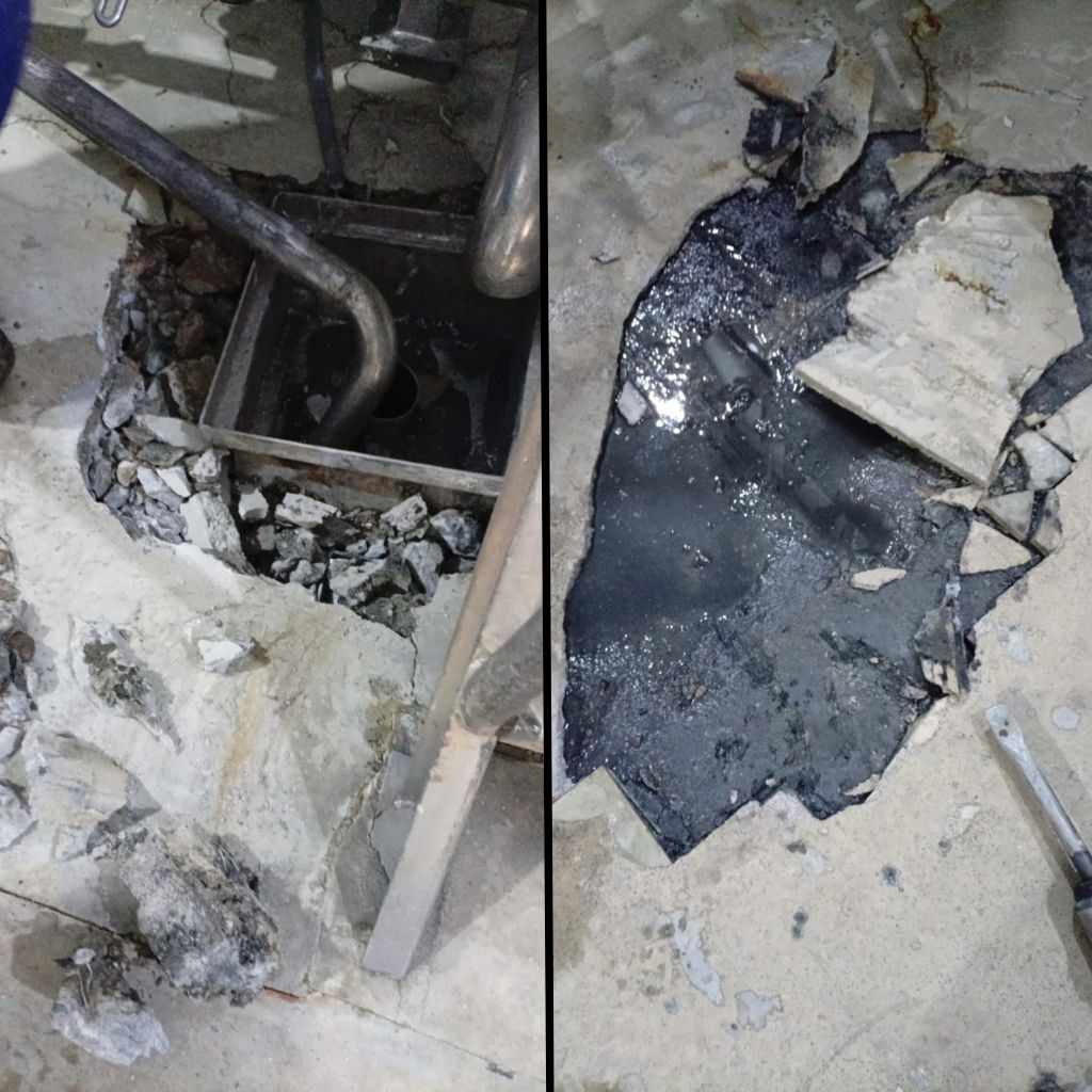 falhas em pisos industriais - manutenção Augepoxi