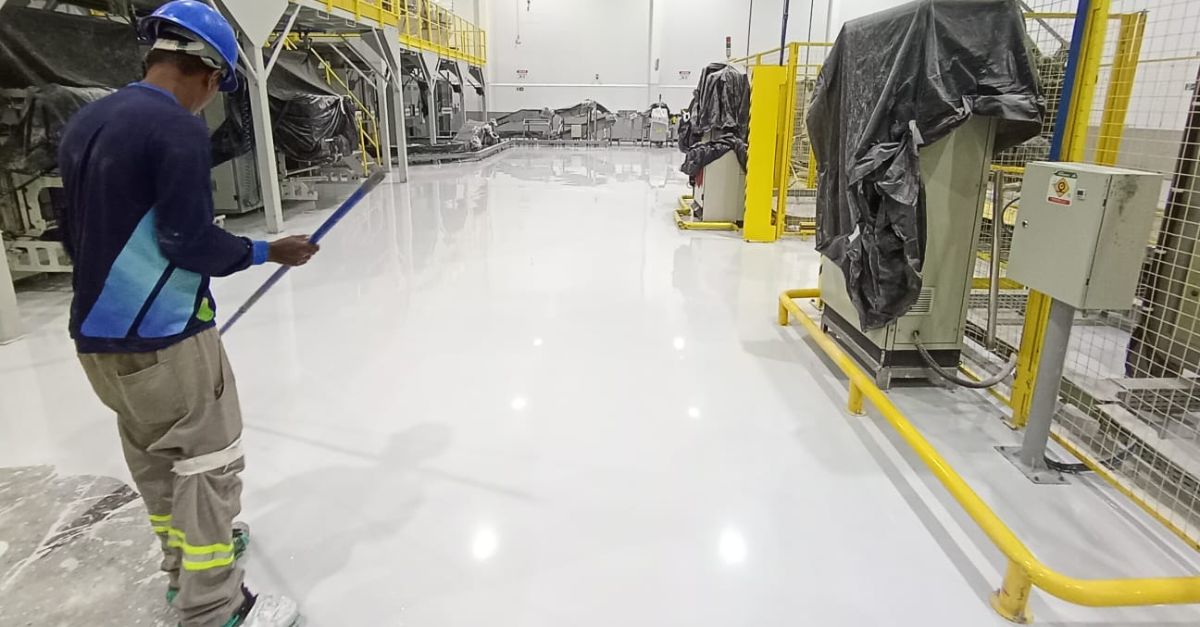 Especificação de pisos industriais e a NBR 14050 - Augepoxi