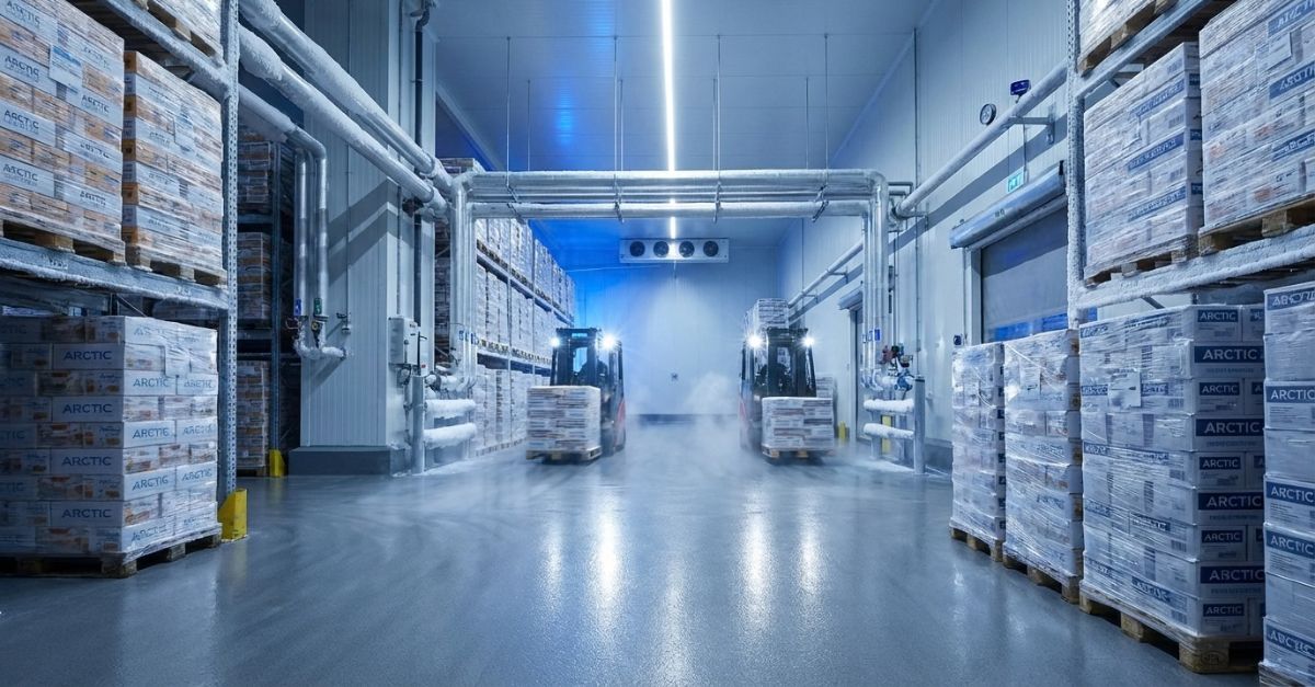 Piso industrial para câmaras frias e cadeia do frio - Augepoxi