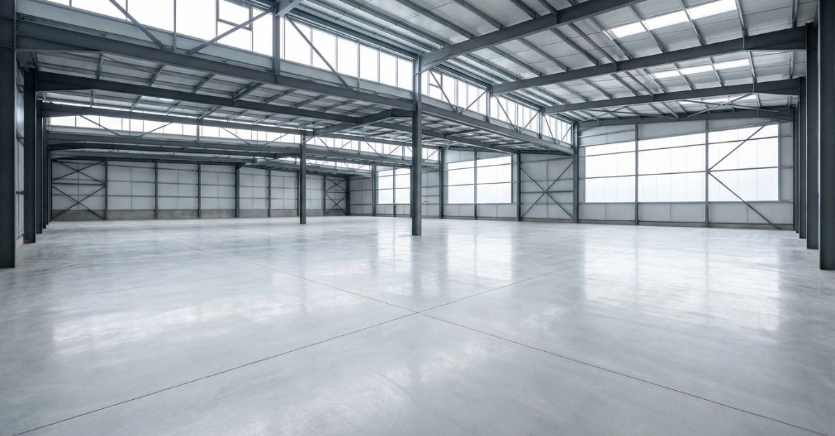 Piso industrial para concreto novo - especificações