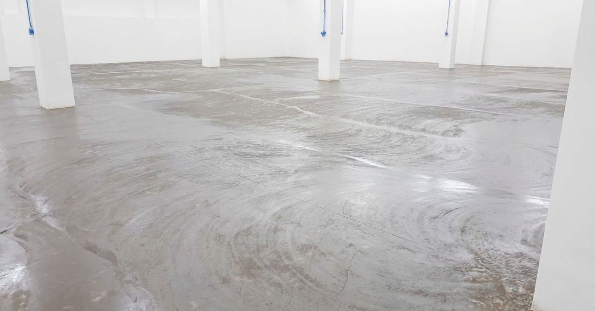 Preparação da base para piso industrial - etapa crítica - Augepoxi