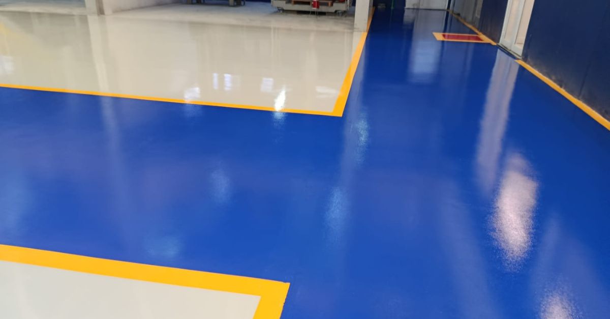 Cronograma de aplicação de piso epóxi