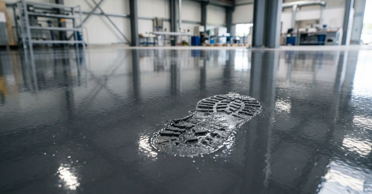 Liberação de área após aplicação de piso epóxi cuidados antes do uso