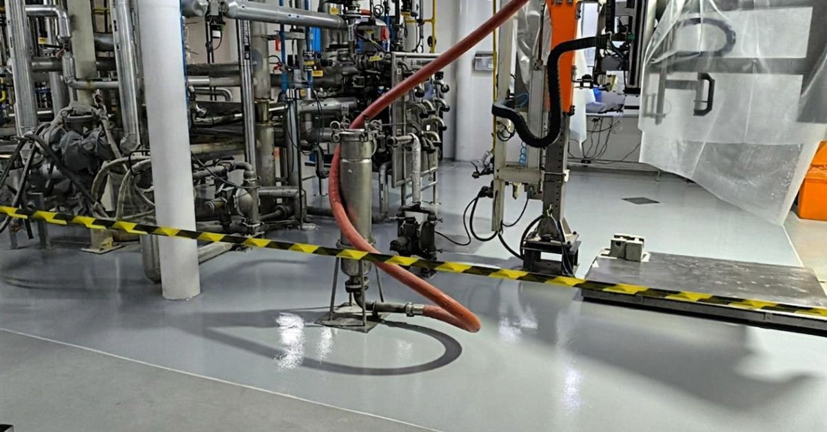 Resistência química do piso uretano compatibilidade