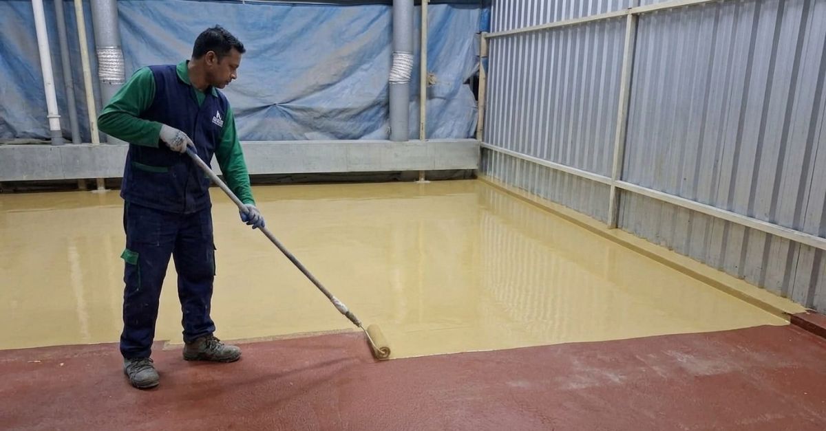 Manutenção do piso uretano - inspeção, limpeza e reparos